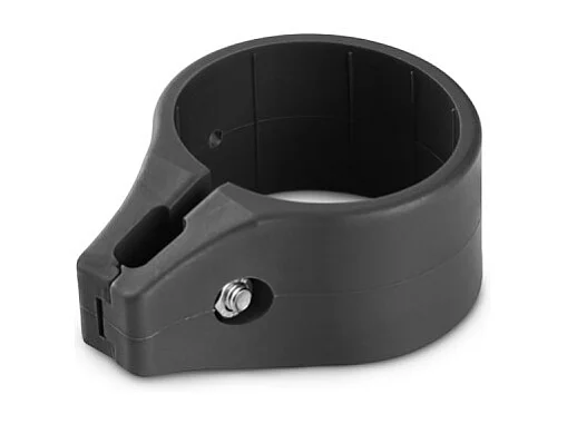 Collier de fixation rond pour portillon grillagé 60mm Gris anthracite