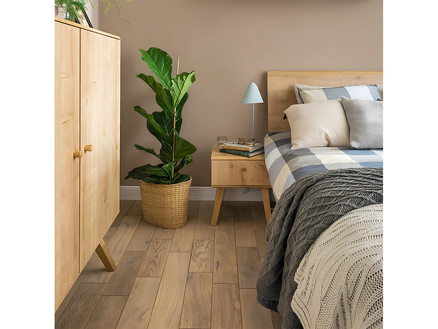 Lit 180x200cm Nature Bois