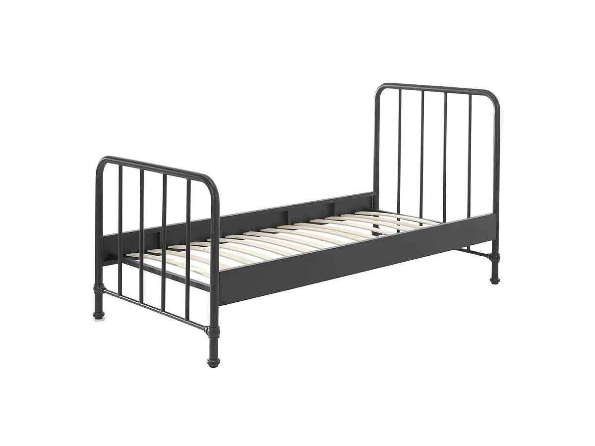 Lit Enfant "Bronxx" 90x200cm Noir