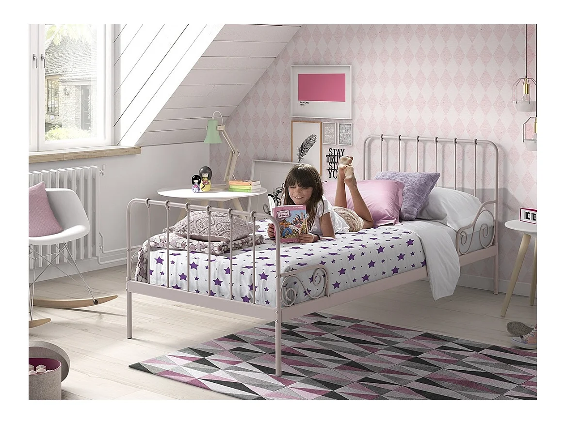 Lit Enfant "Alice" 90x200cm Rose
