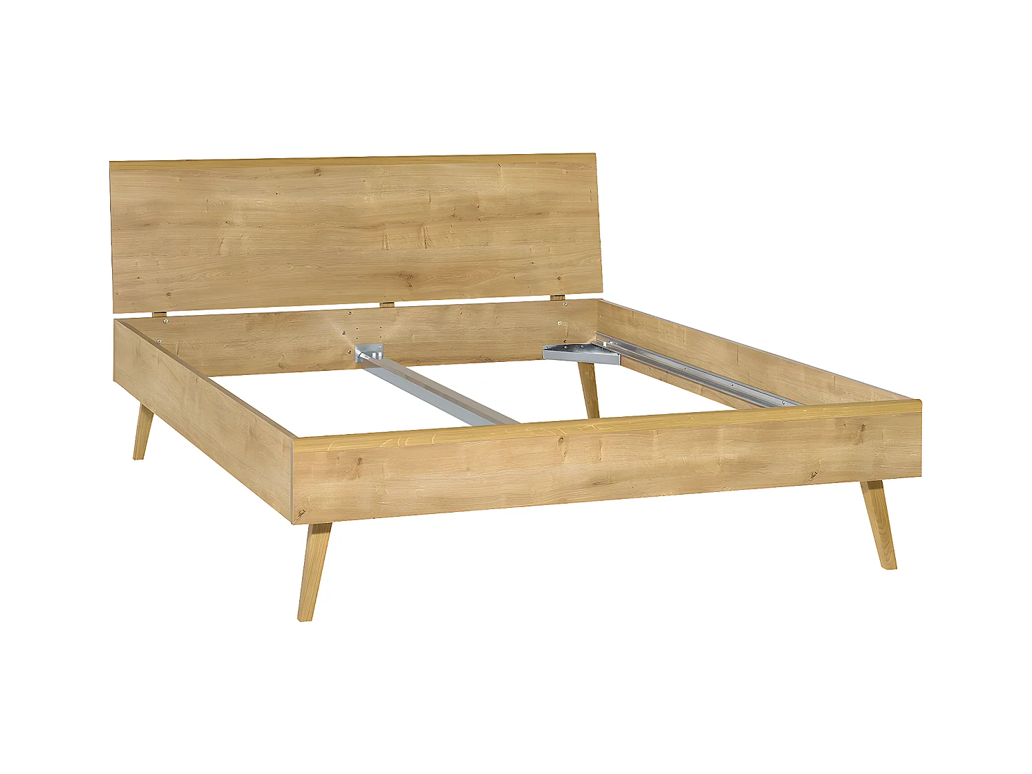 Lit 140x200cm Nature Bois