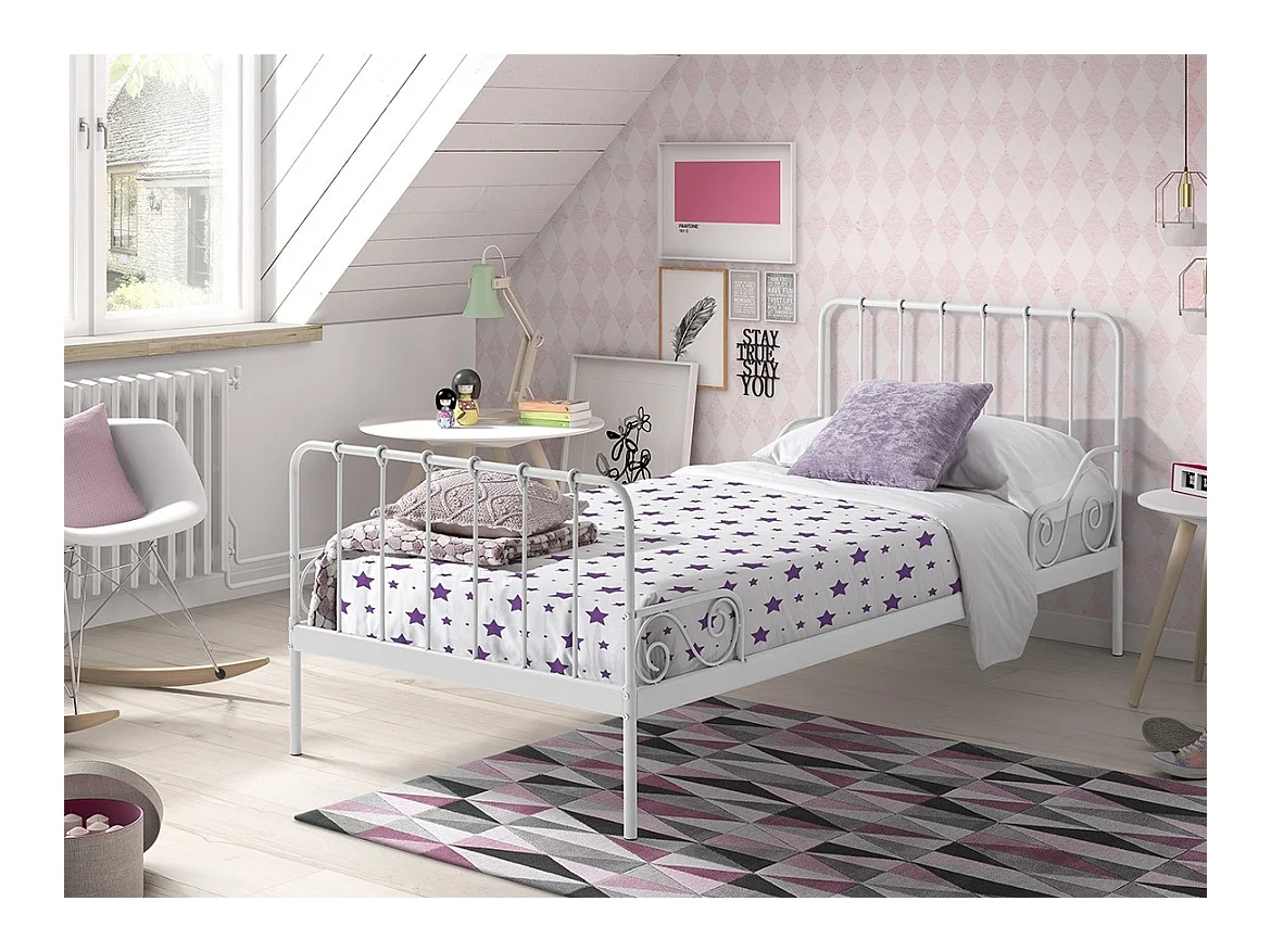 Lit Enfant "Alice" 90x200cm Blanc