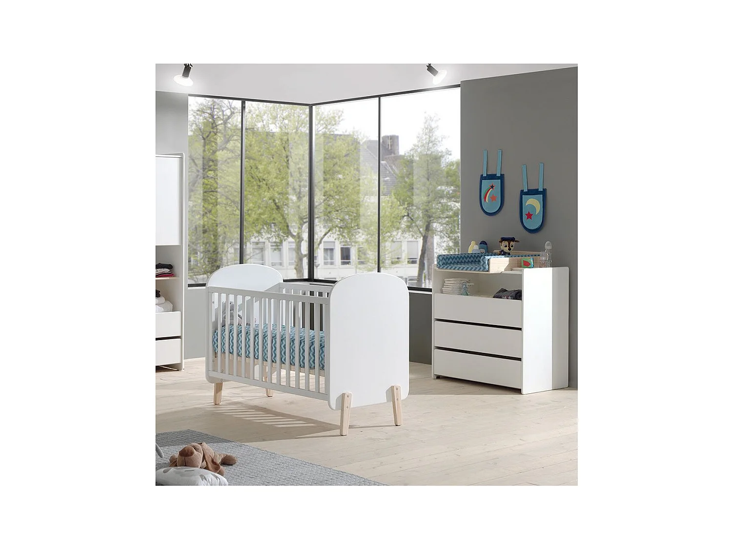 Plan à Langer pour Commode "Kiddy" 72cm Naturel