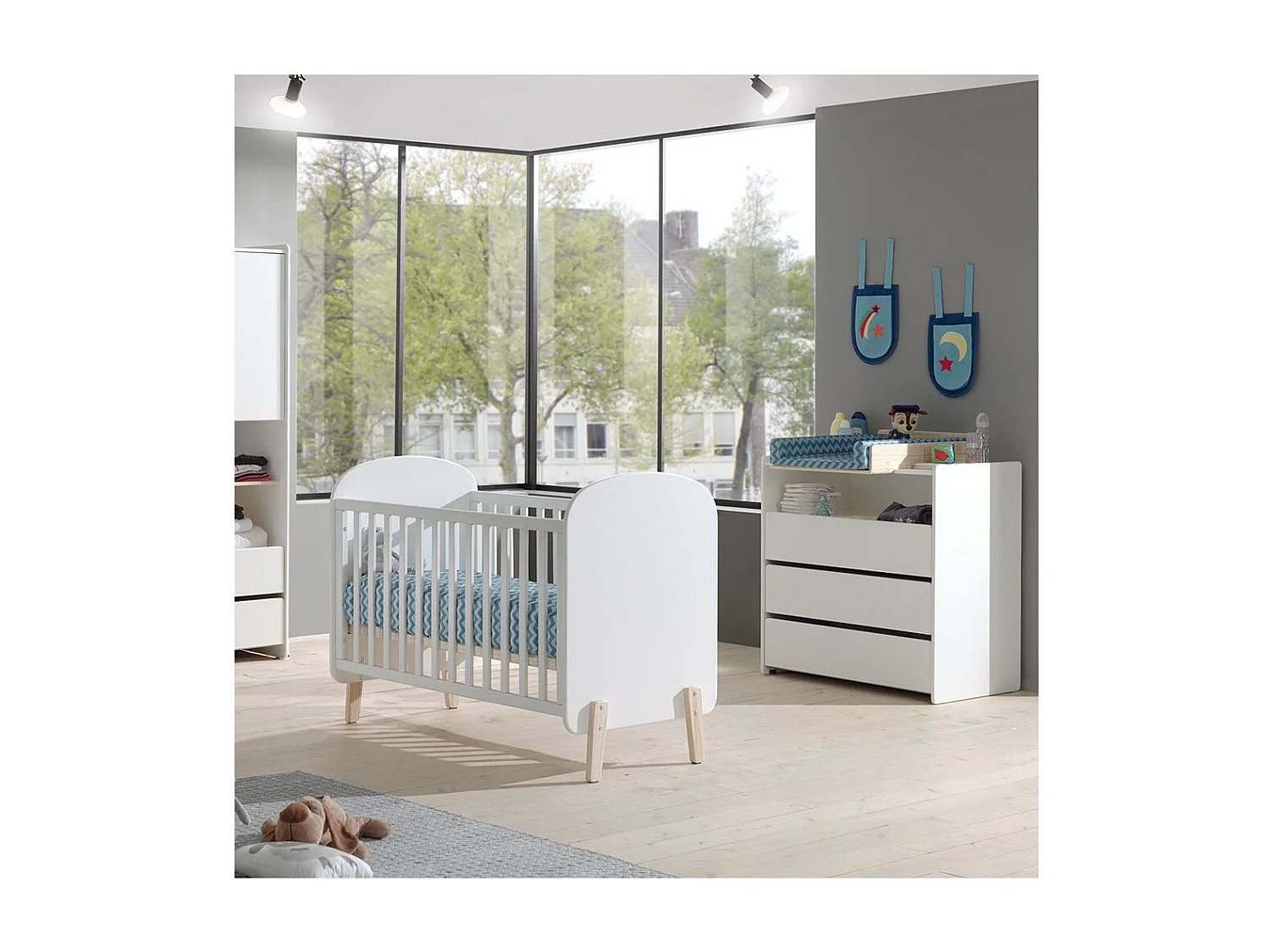 Plan à Langer pour Commode "Kiddy" 72cm Naturel