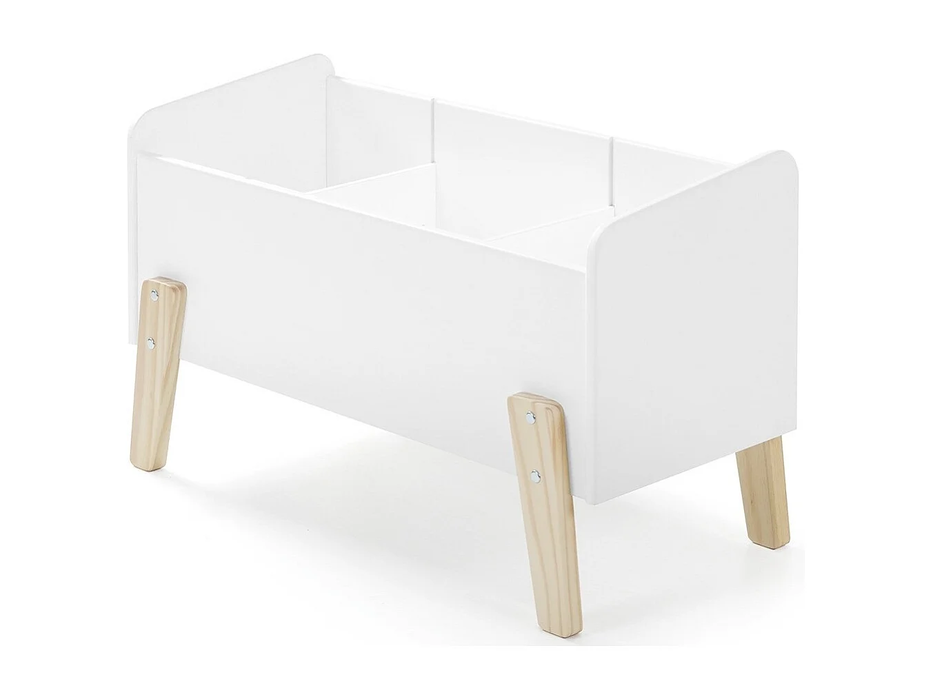 Coffre à Jouets "Kiddy" 80cm Blanc