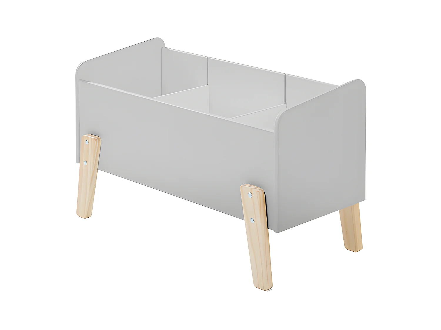 Coffre à jouets Kiddy - Gris cool
