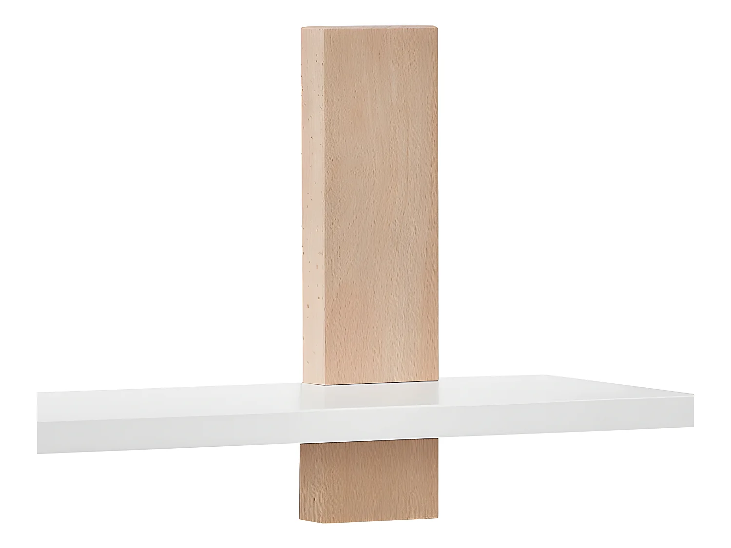 Étagère Swing - Blanc et bois