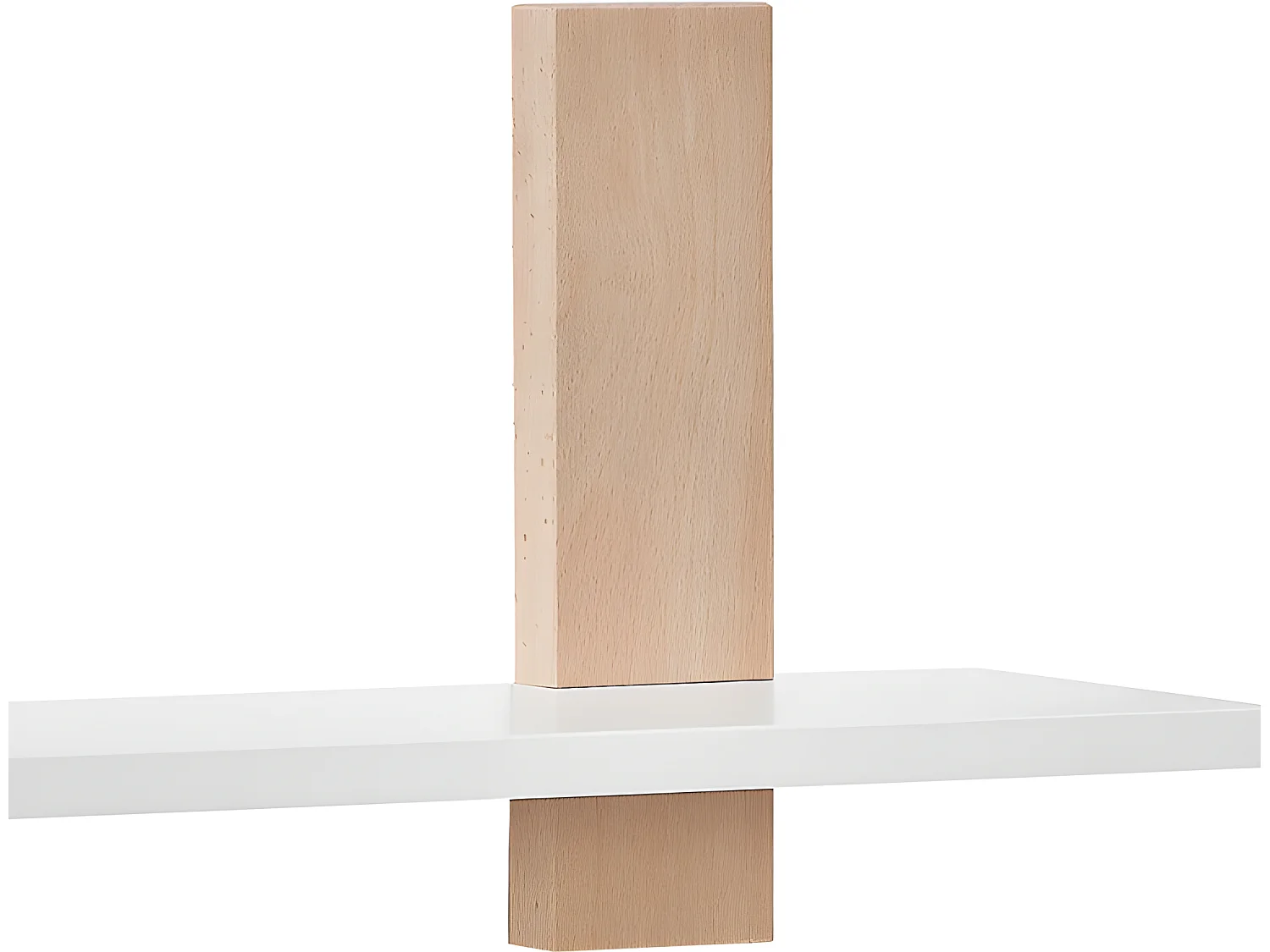 Étagère Swing - Blanc et bois