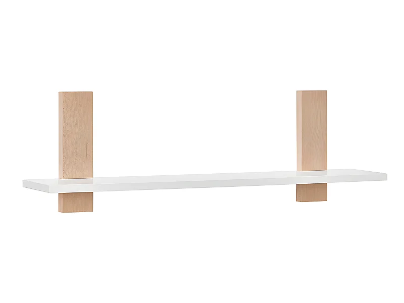 Étagère Swing - Blanc et bois