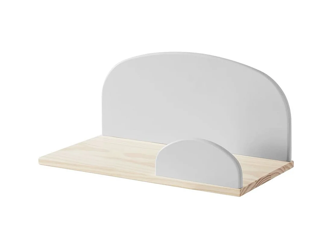 Estante de pared Kiddy madera gris frío 45 cm