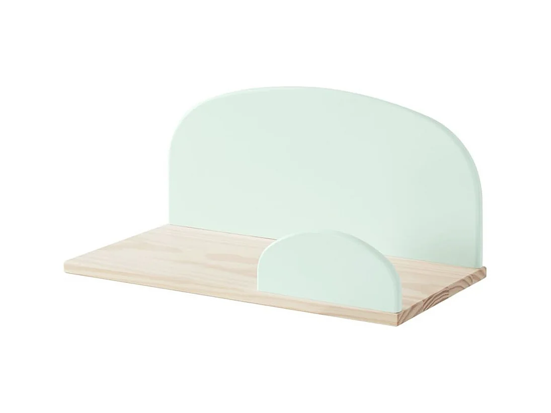 Vipack Estante de pared Kiddy madera verde menta 45 cm