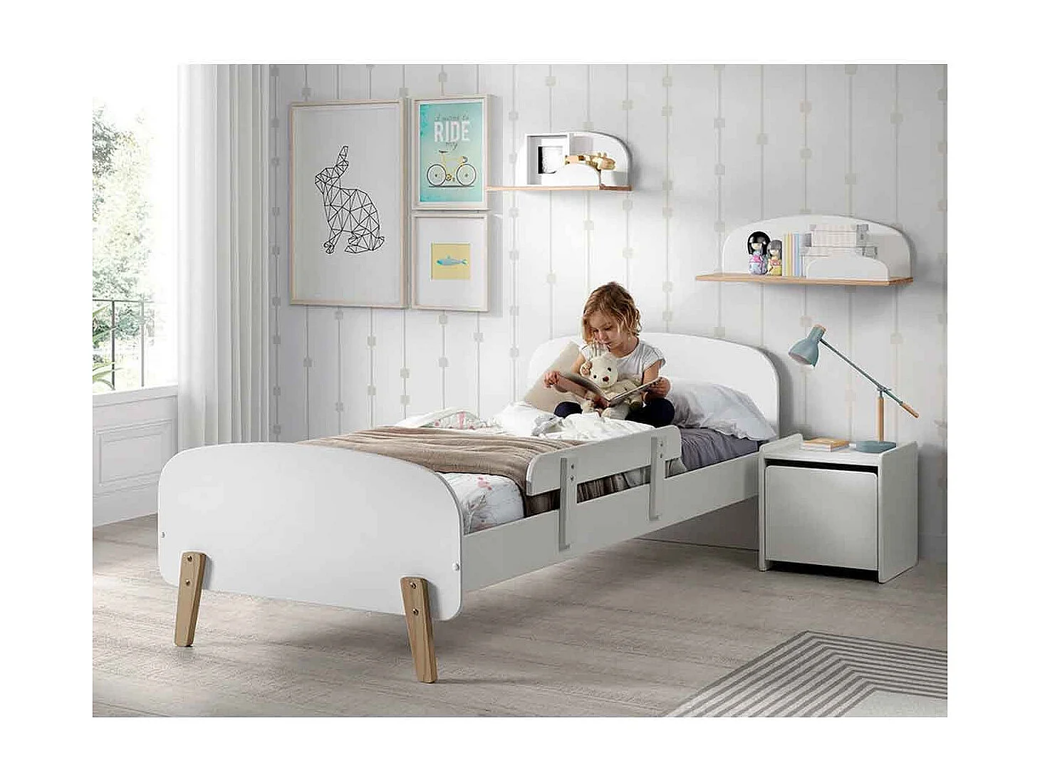 Étagère Murale "Kiddy" 60cm Blanc