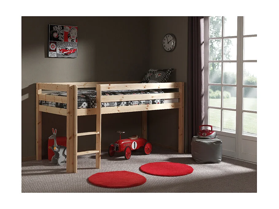 Lit Enfant "Pino" 90x200cm Naturel