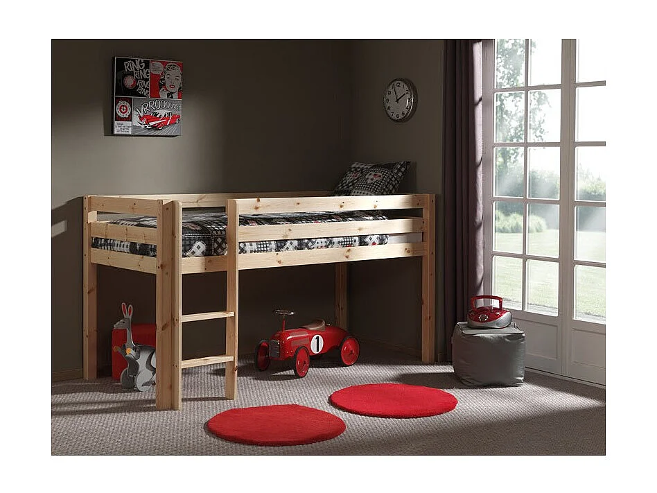 Lit Enfant "Pino" 90x200cm Naturel