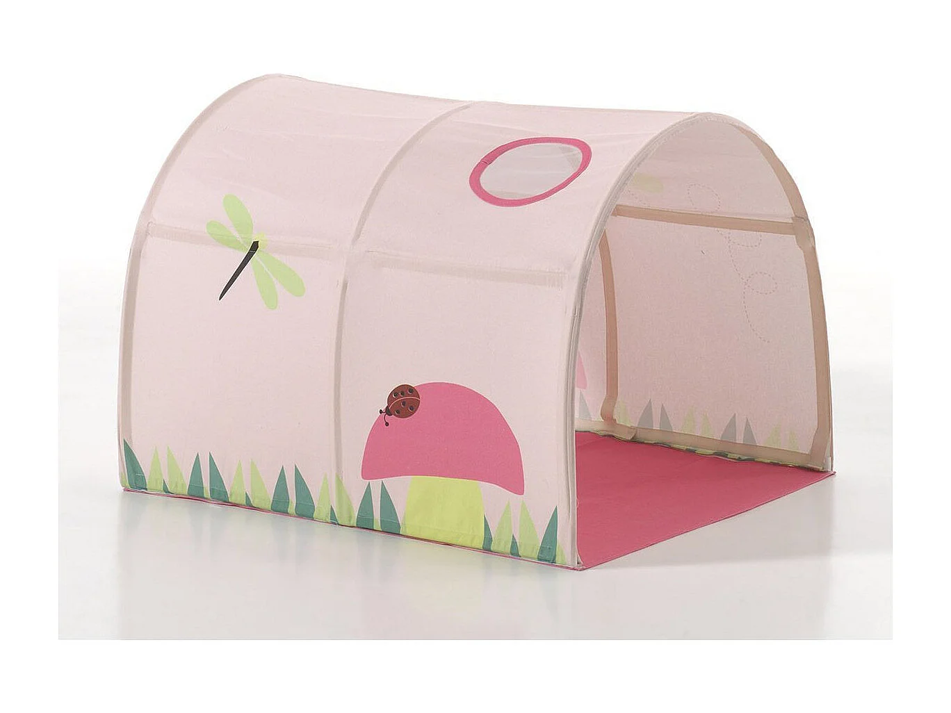 Pack - Lit Enfant, Tente, 3 Pochettes & Tunnel "Pino Spring" Naturel