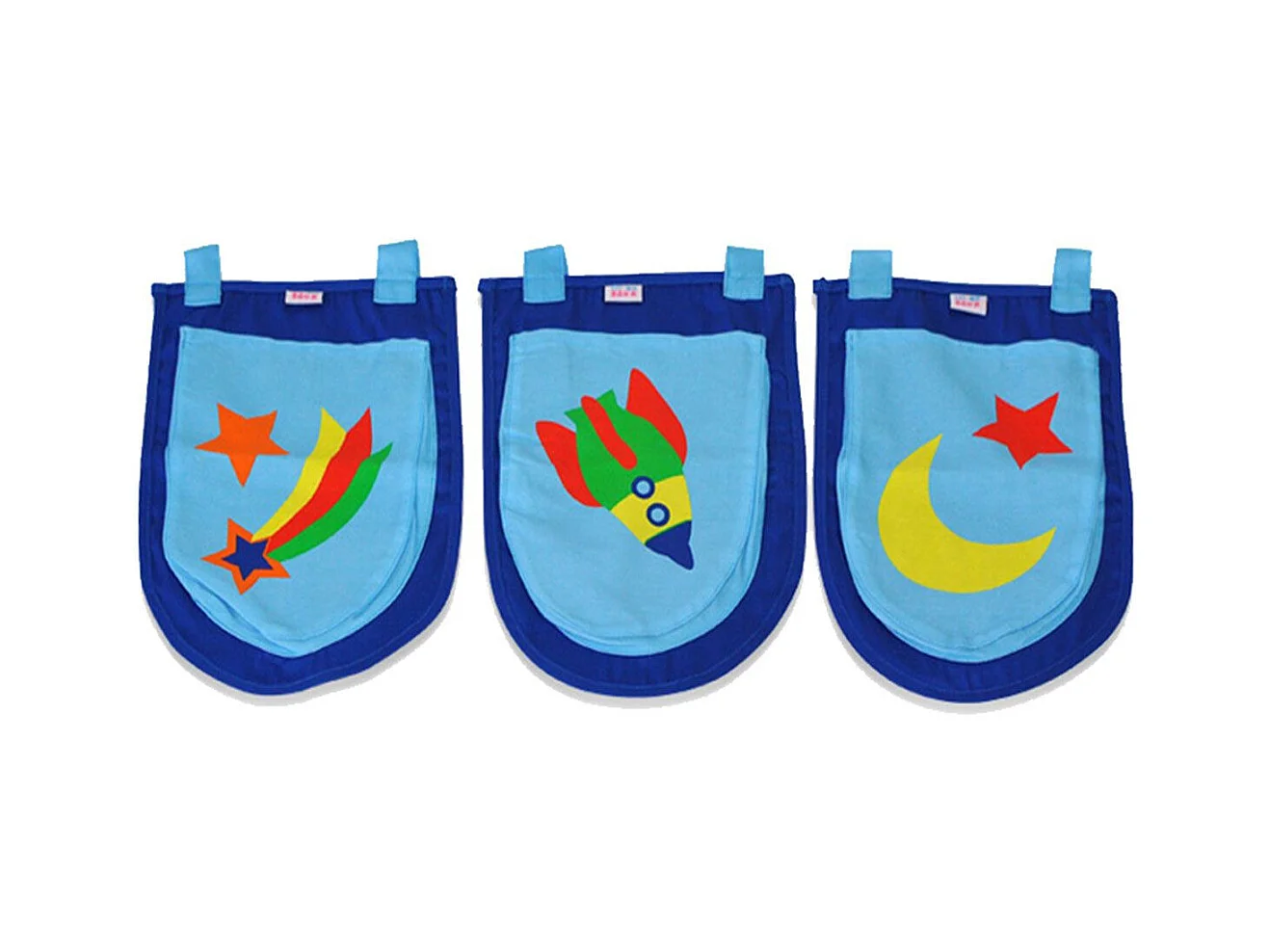 Pack - Lit Enfant, Tente, 3 Pochettes & Tunnel "Pino Astronaute II" Blanc