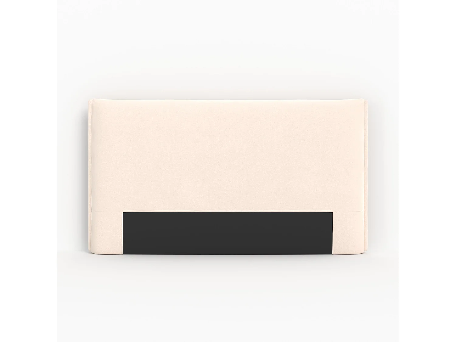 Testata in tessuto bianco sfoderabile 160 cm - Safia