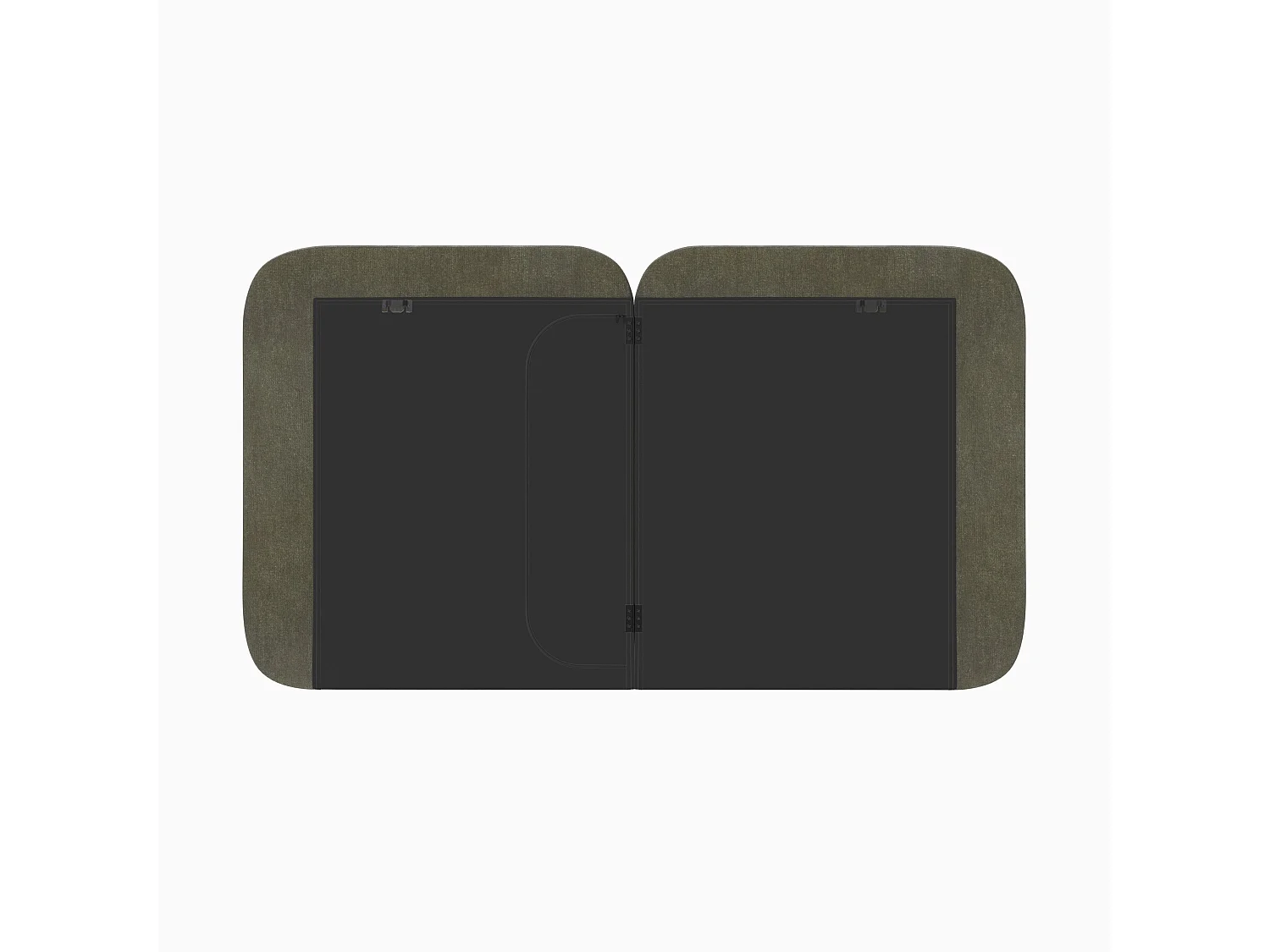 Tête de lit en tissu vert olive 160 cm - Etna