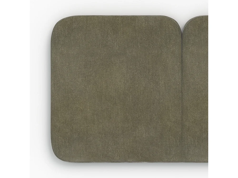 Tête de lit en tissu vert olive 160 cm - Etna