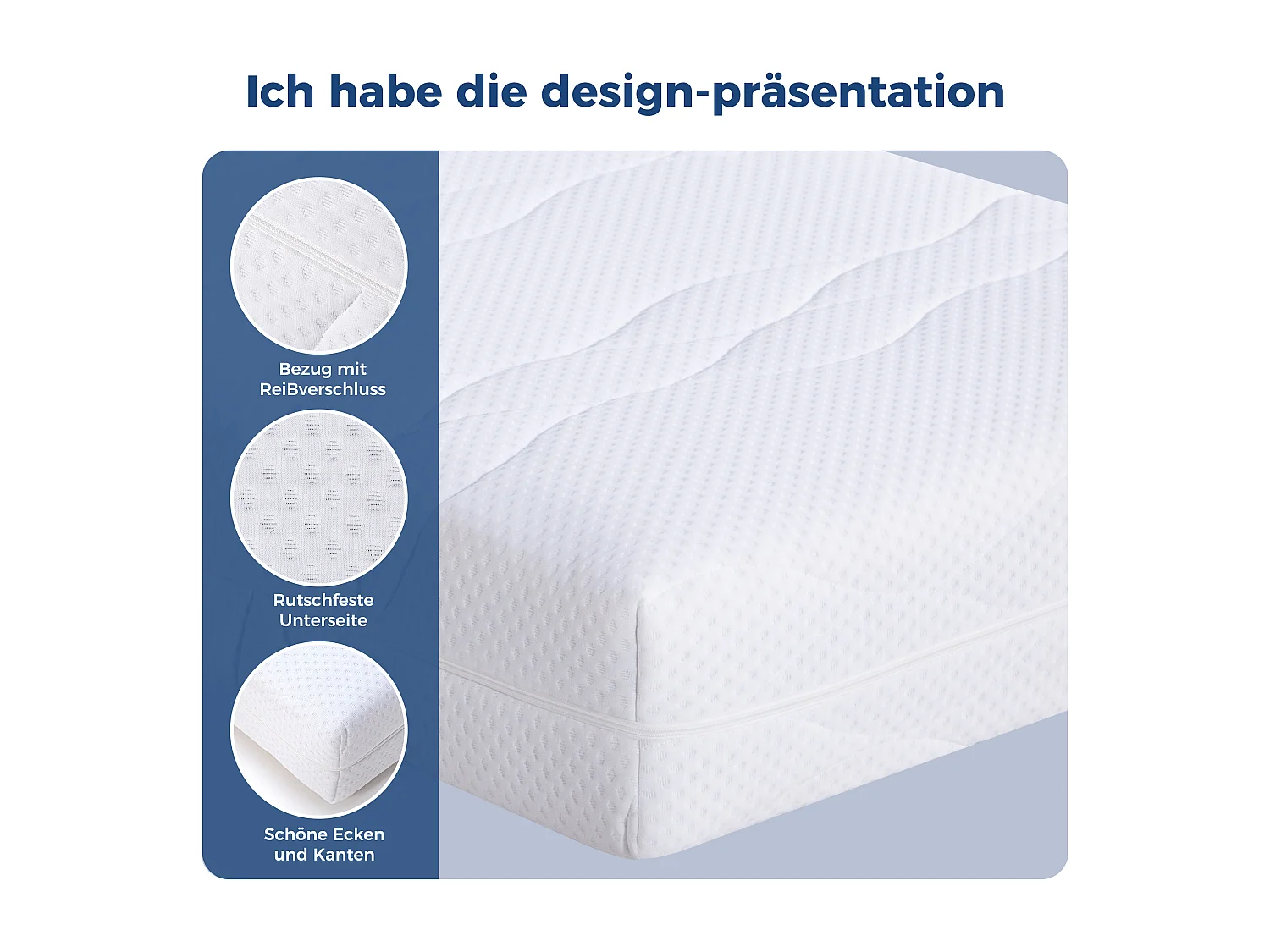 Matelas 180x200 cm à ressorts ensachés H3, 7 zones ergonomiques, hauteur 20 cm, certifié Öko-Tex - Confort optimal et soutien ferme pour un meilleur sommeil.