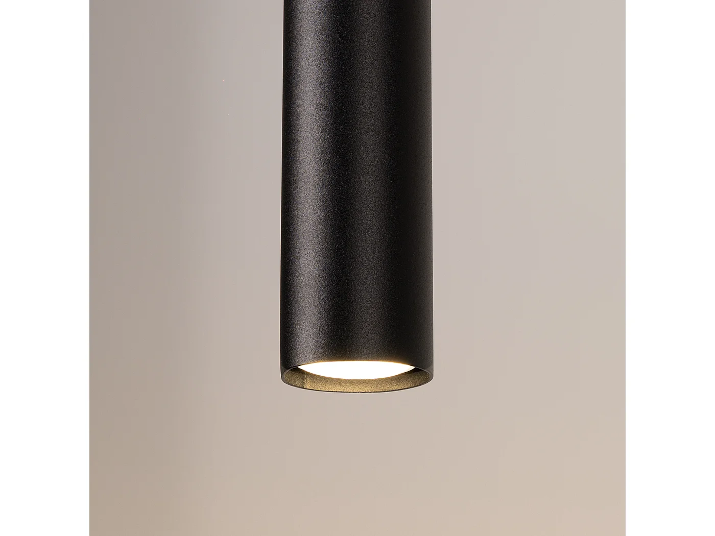 Lámpara colgante Lagos moderno de acero - 2 fuentes luminosas - L.15 x A.118 cm - negro