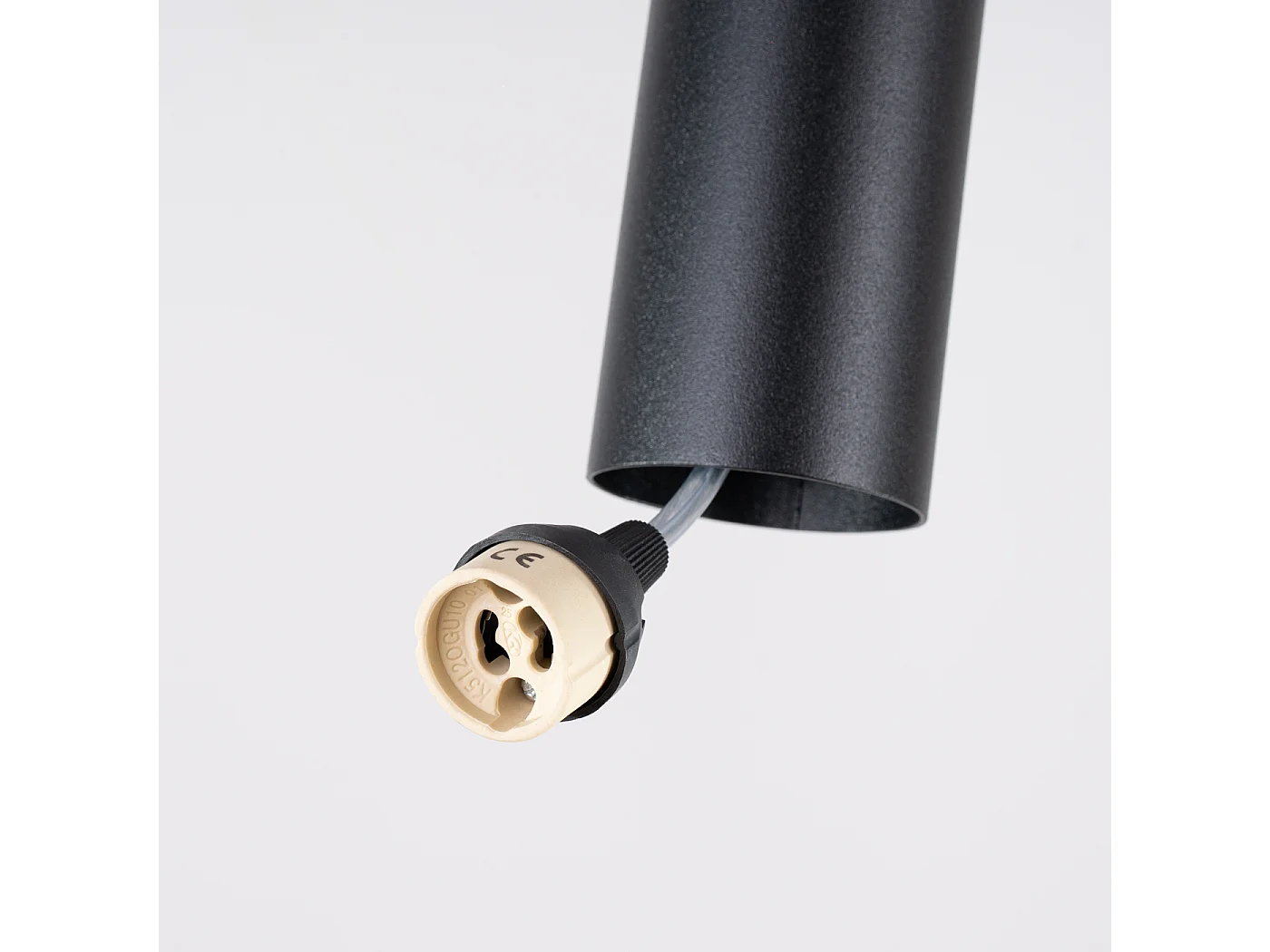 Lámpara colgante Lagos moderno de acero - 2 fuentes luminosas - L.15 x A.118 cm - negro