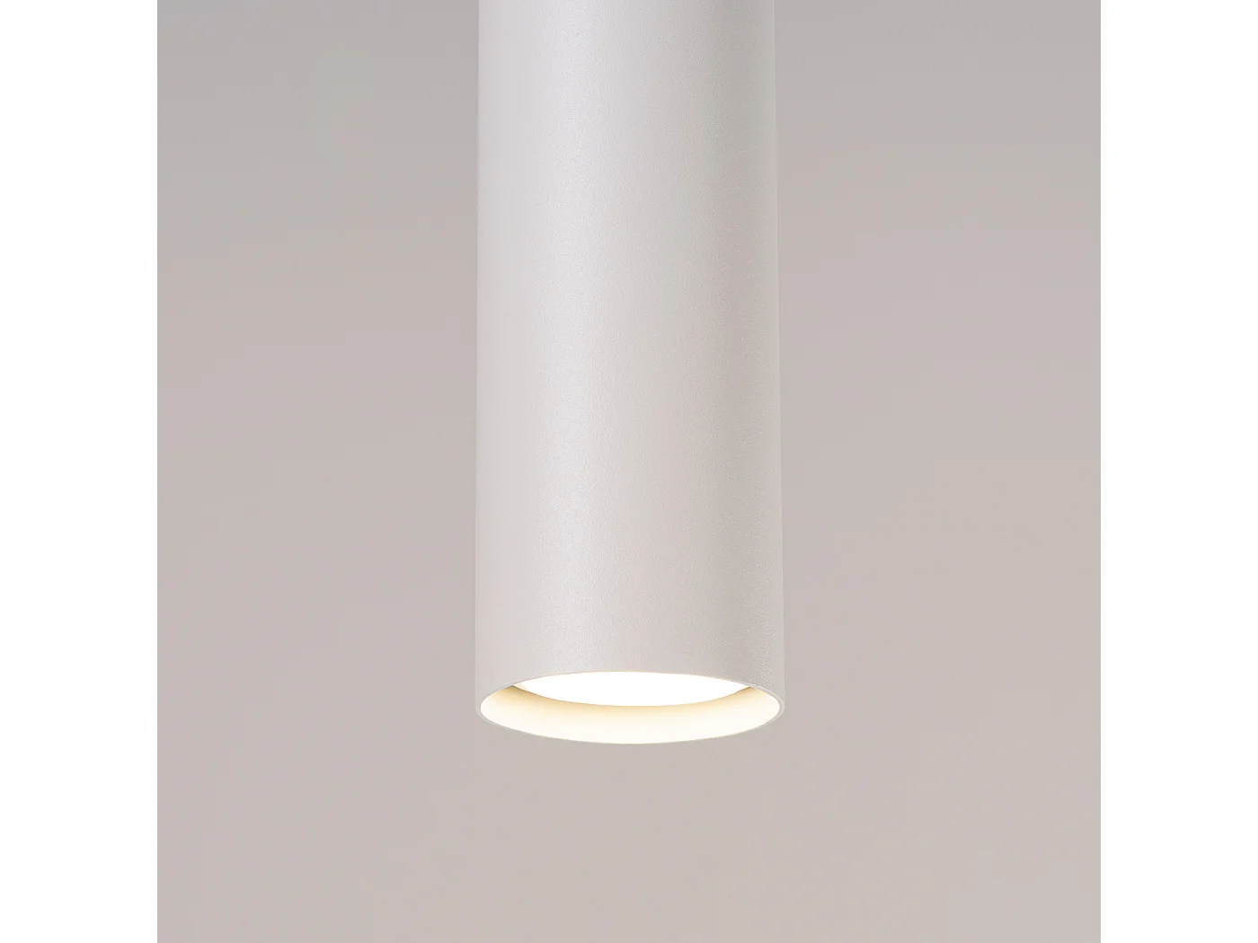 Hängelampe Lagos modern aus  Stahl - 2 lichtquellen - L.15 x H. cm - Weiß