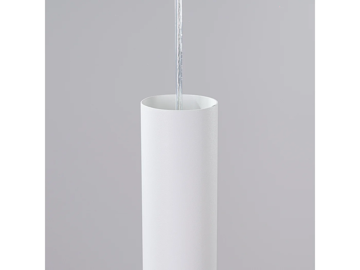 Hängelampe Lagos modern aus  Stahl - 2 lichtquellen - L.15 x H. cm - Weiß