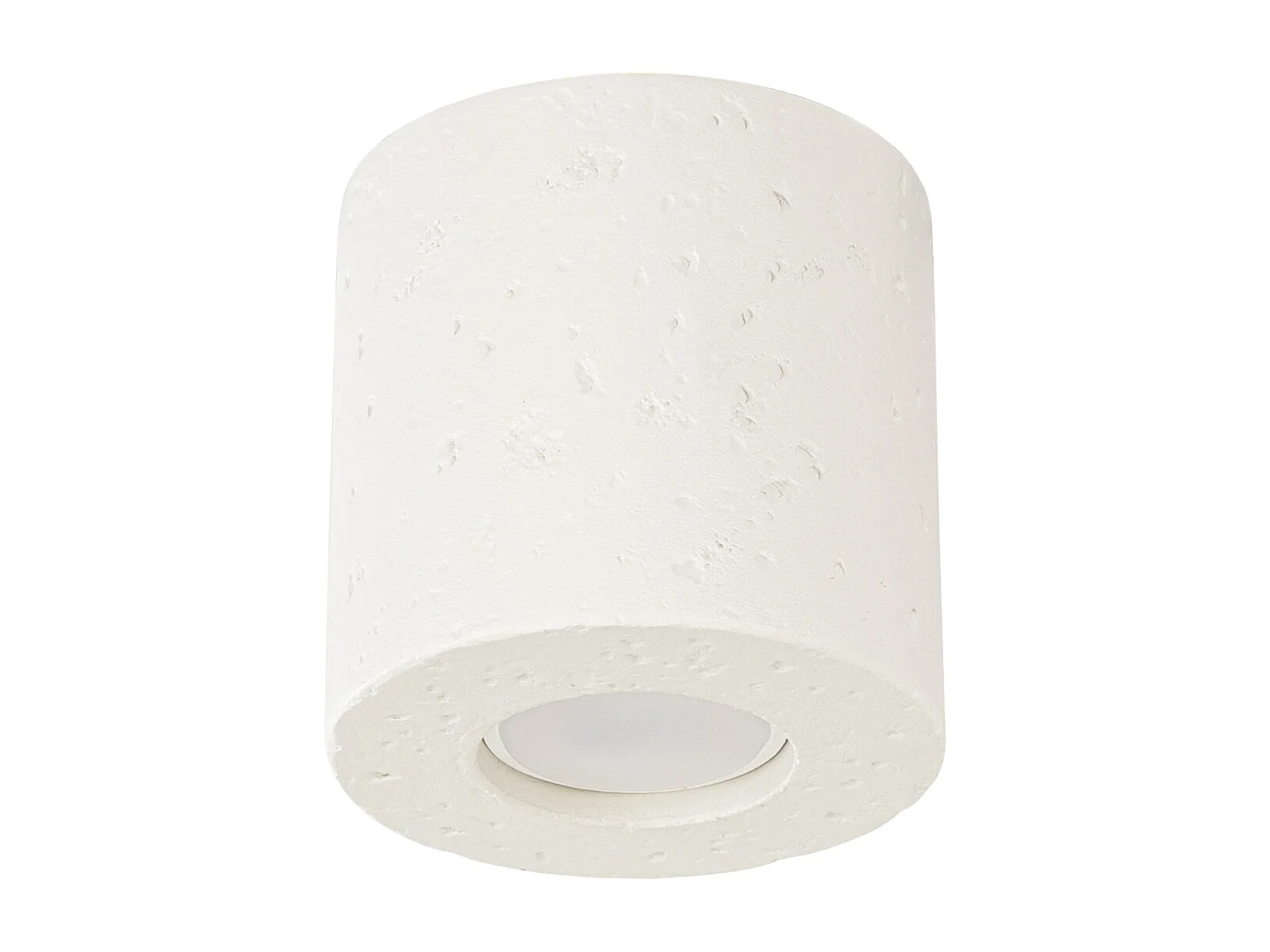 Lámpara de techo Orbis industrial de concreto - 1 fuentes luminosas - L.10 x A.10 cm - beige