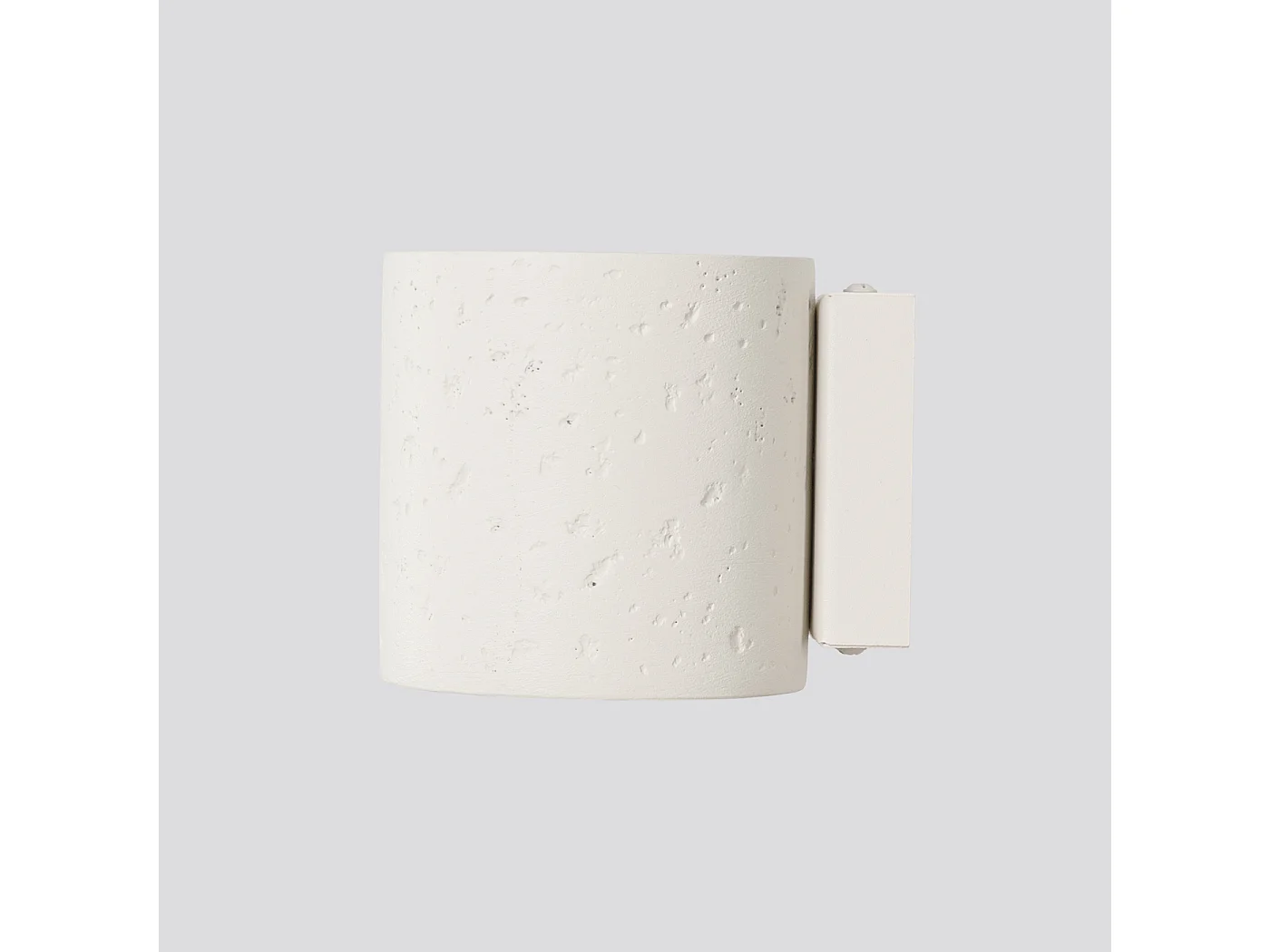 Lámpara de pared Orbis industrial de concreto - 1 fuentes luminosas - L.10 x A.10 cm - beige