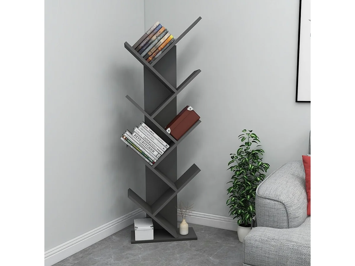 Boekenkast met 8 planken H128,5 cm - AUBE