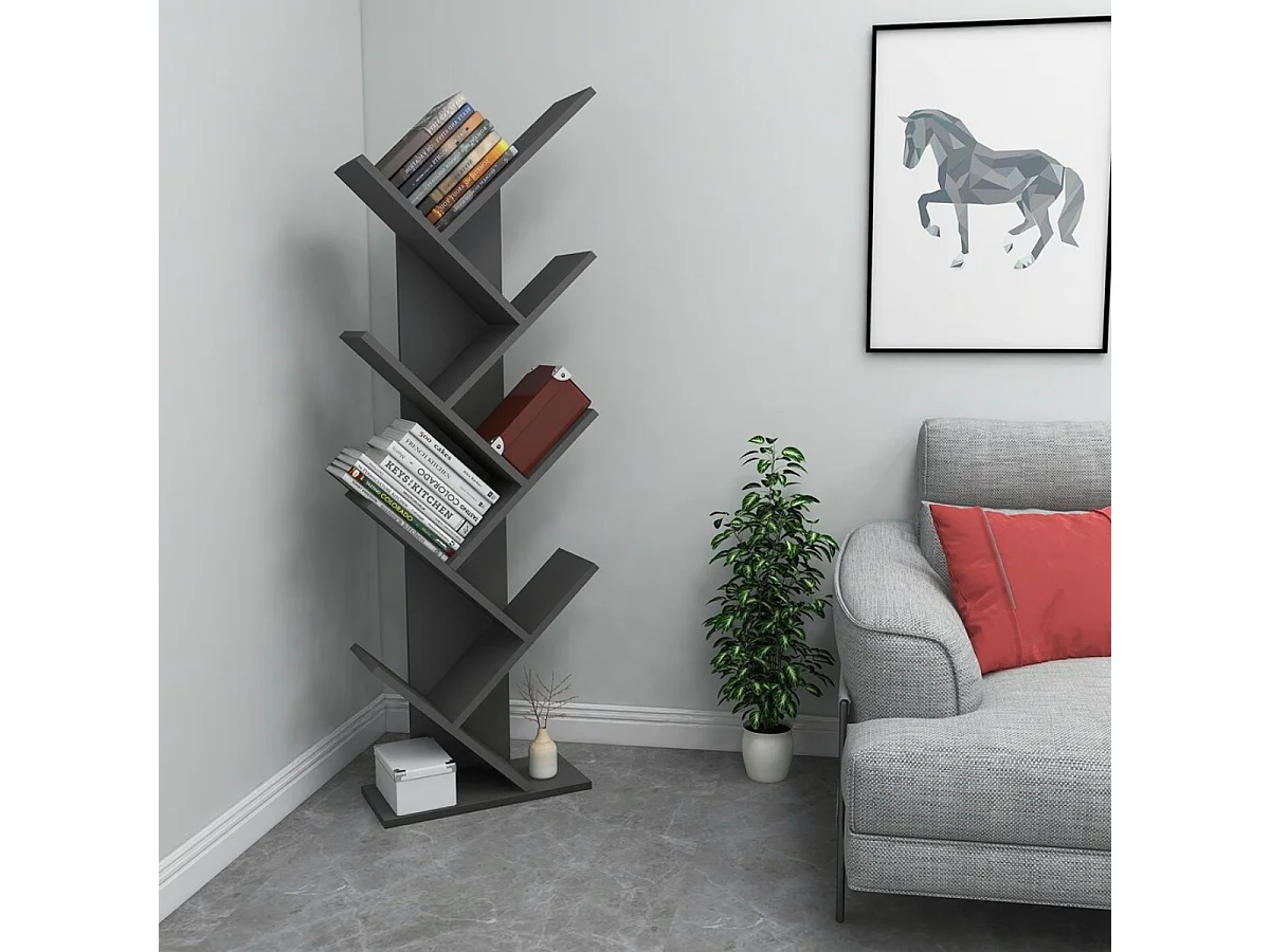 Boekenkast met 8 planken H128,5 cm - AUBE