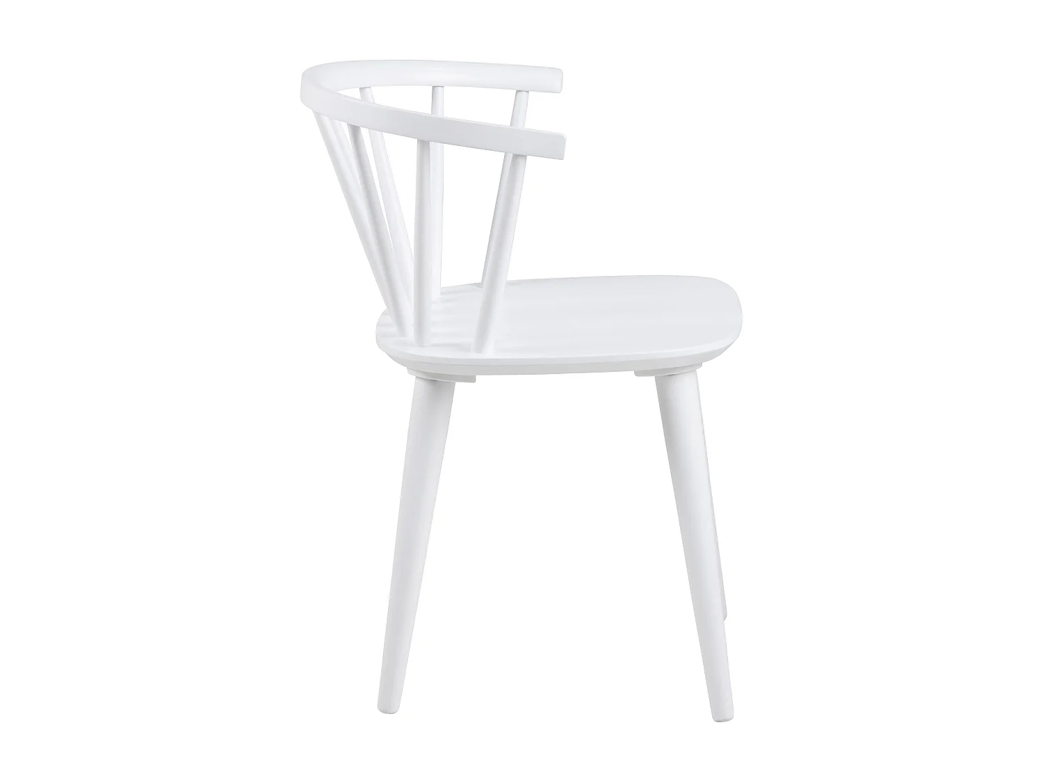 2x Krzesło Baltic drewniane, kolor biały