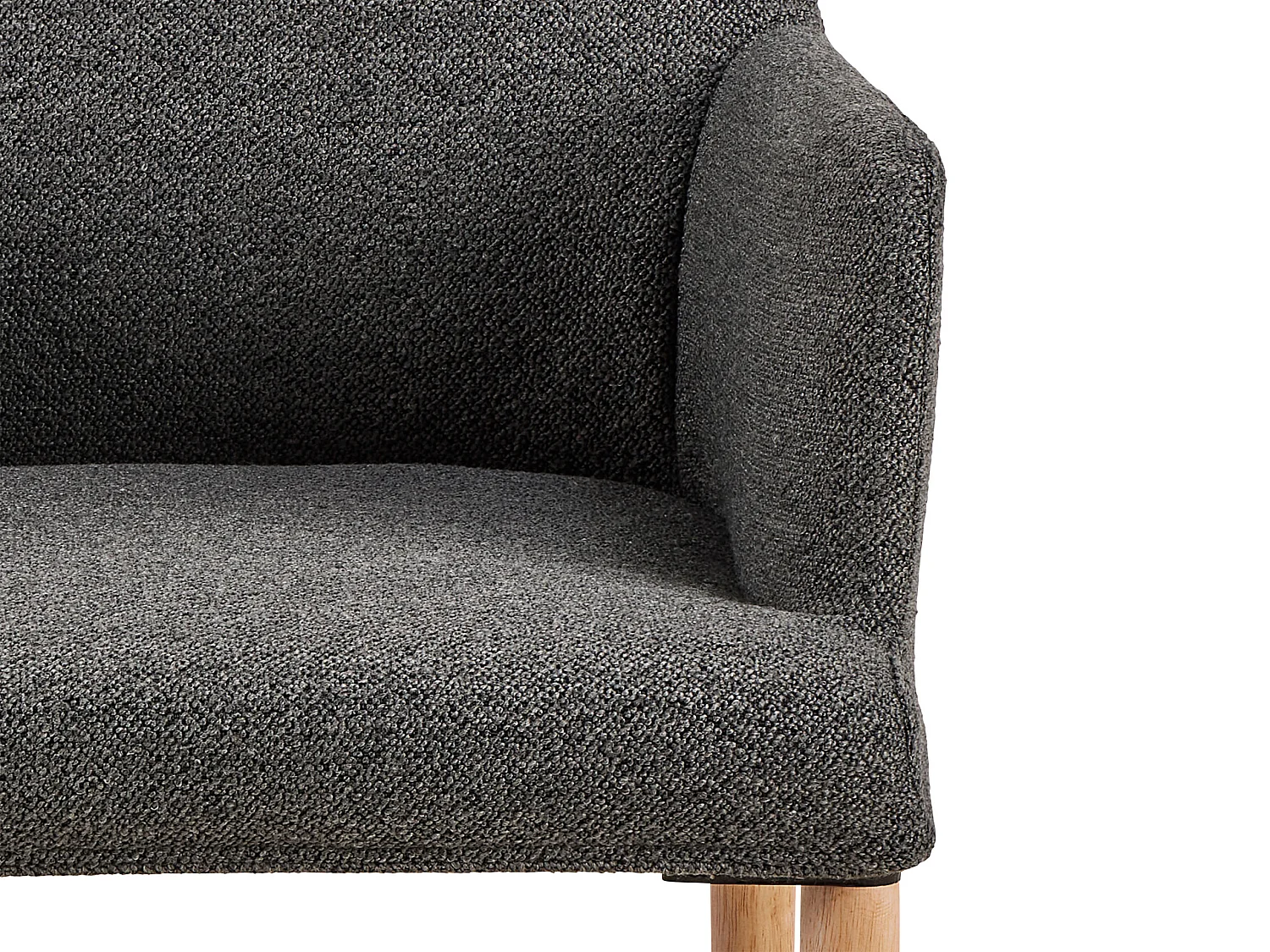 2x Krzesło Comforta tapicerowane z podłokietnikami, Anthracite 130