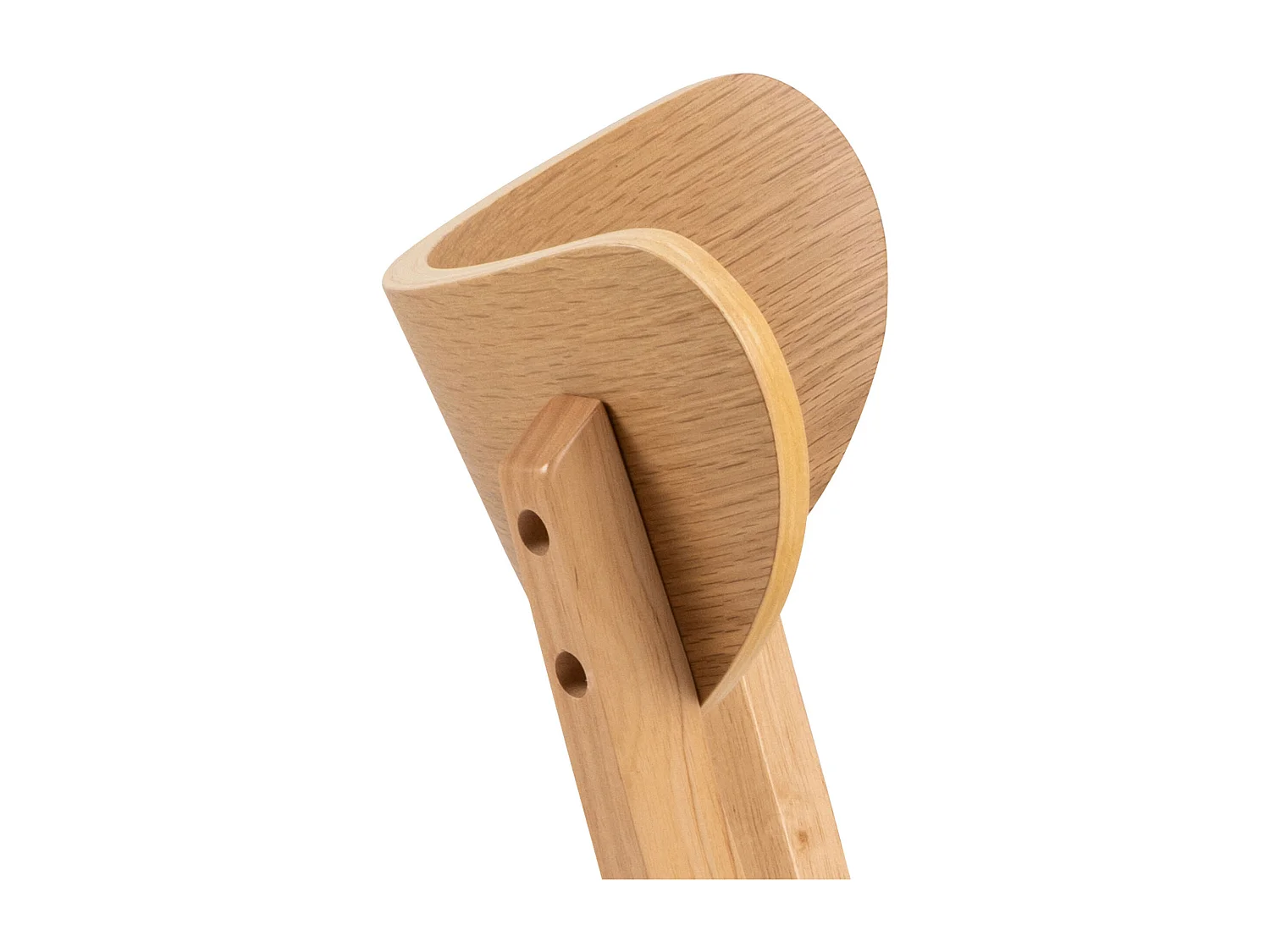 2xKrzesło Lumo drewniane skandynawskie, kolor dębowy lakierowany