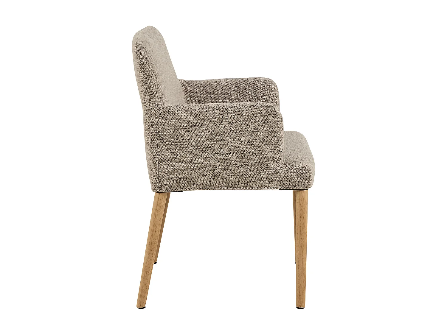 2x Krzesło Comforta tapicerowane z podłokietnikami, Beige 60