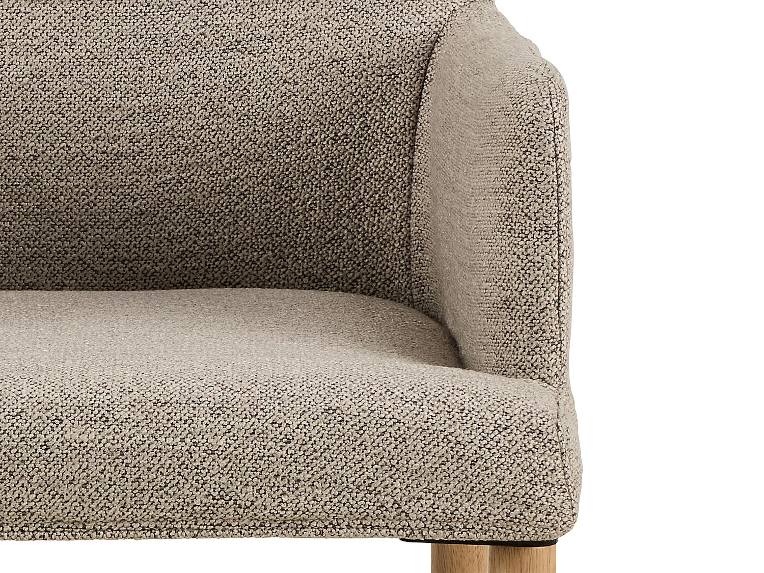 2x Krzesło Comforta tapicerowane z podłokietnikami, Beige 60