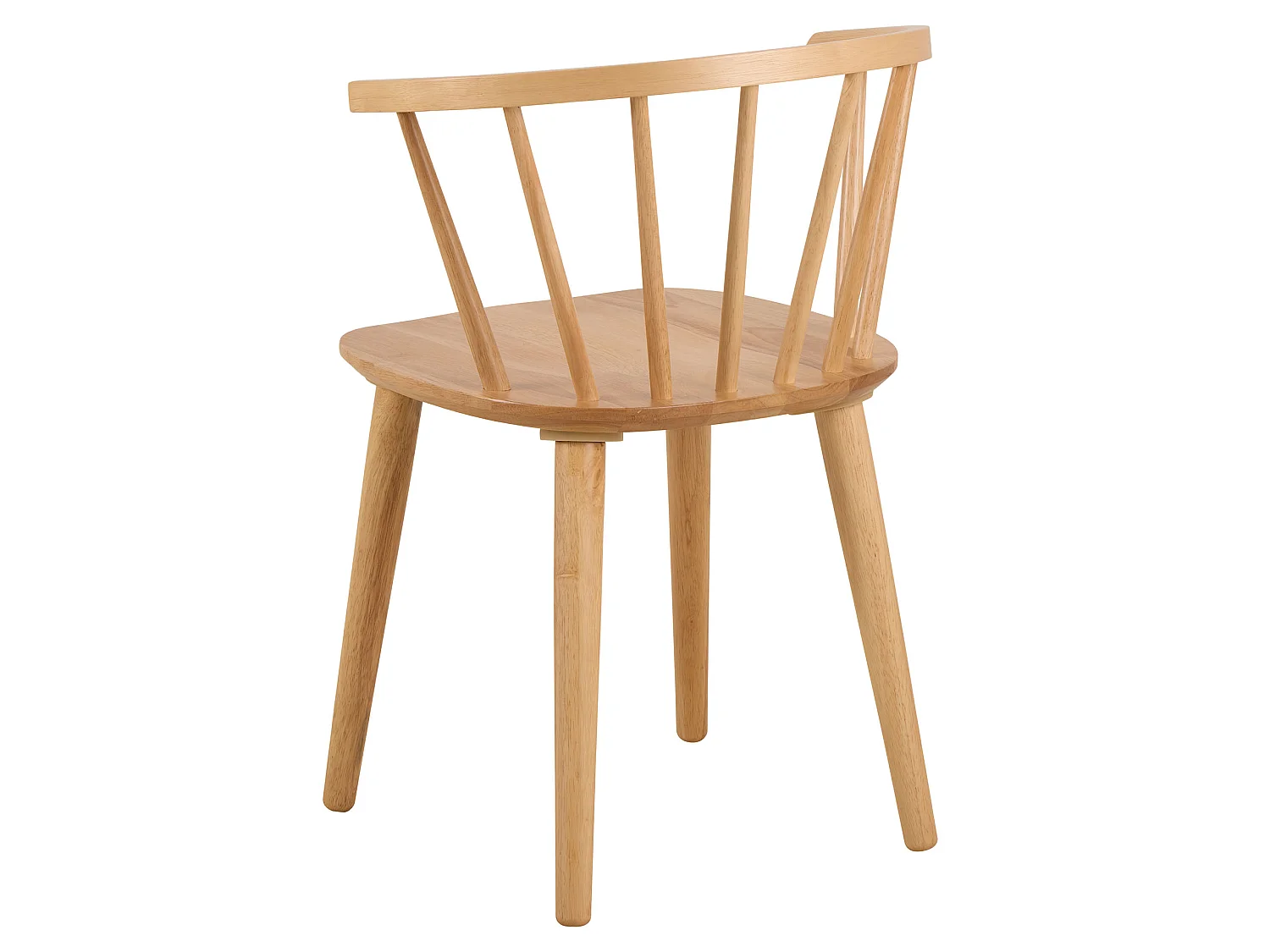 2xChaise Baltic en bois, couleur chêne