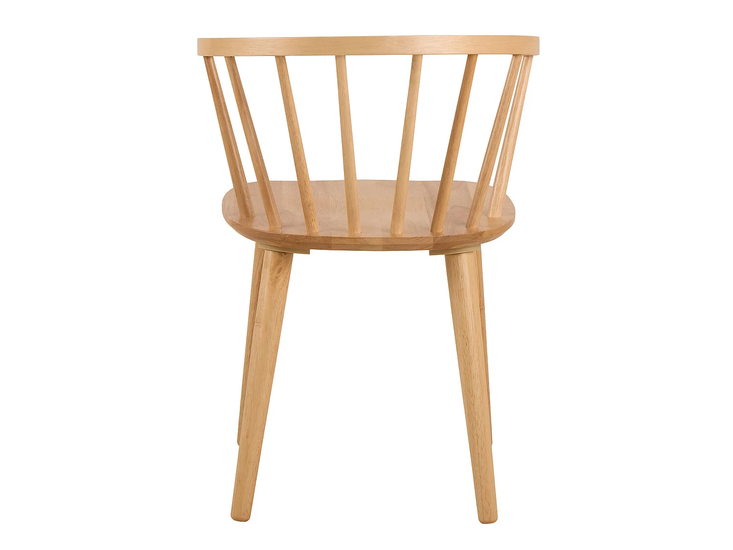 2xChaise Baltic en bois, couleur chêne