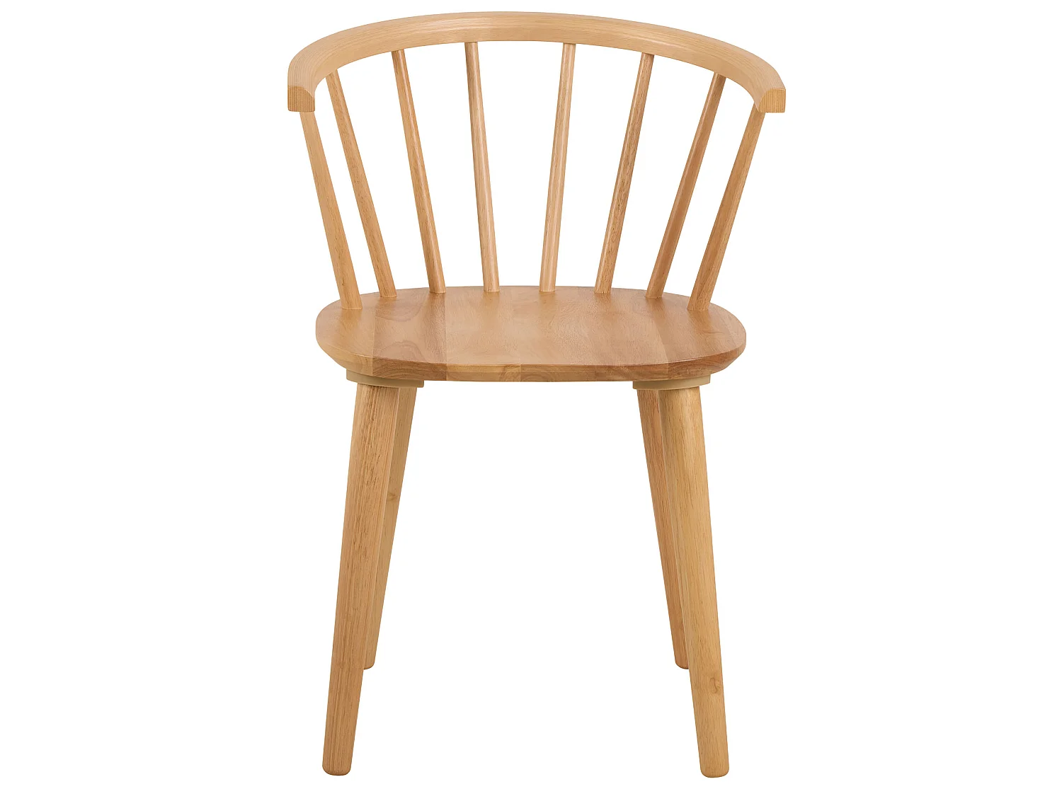 2xChaise Baltic en bois, couleur chêne