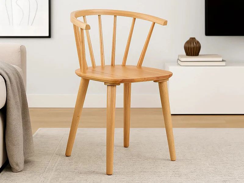 2x Krzesło Baltic drewniane, kolor dębowy