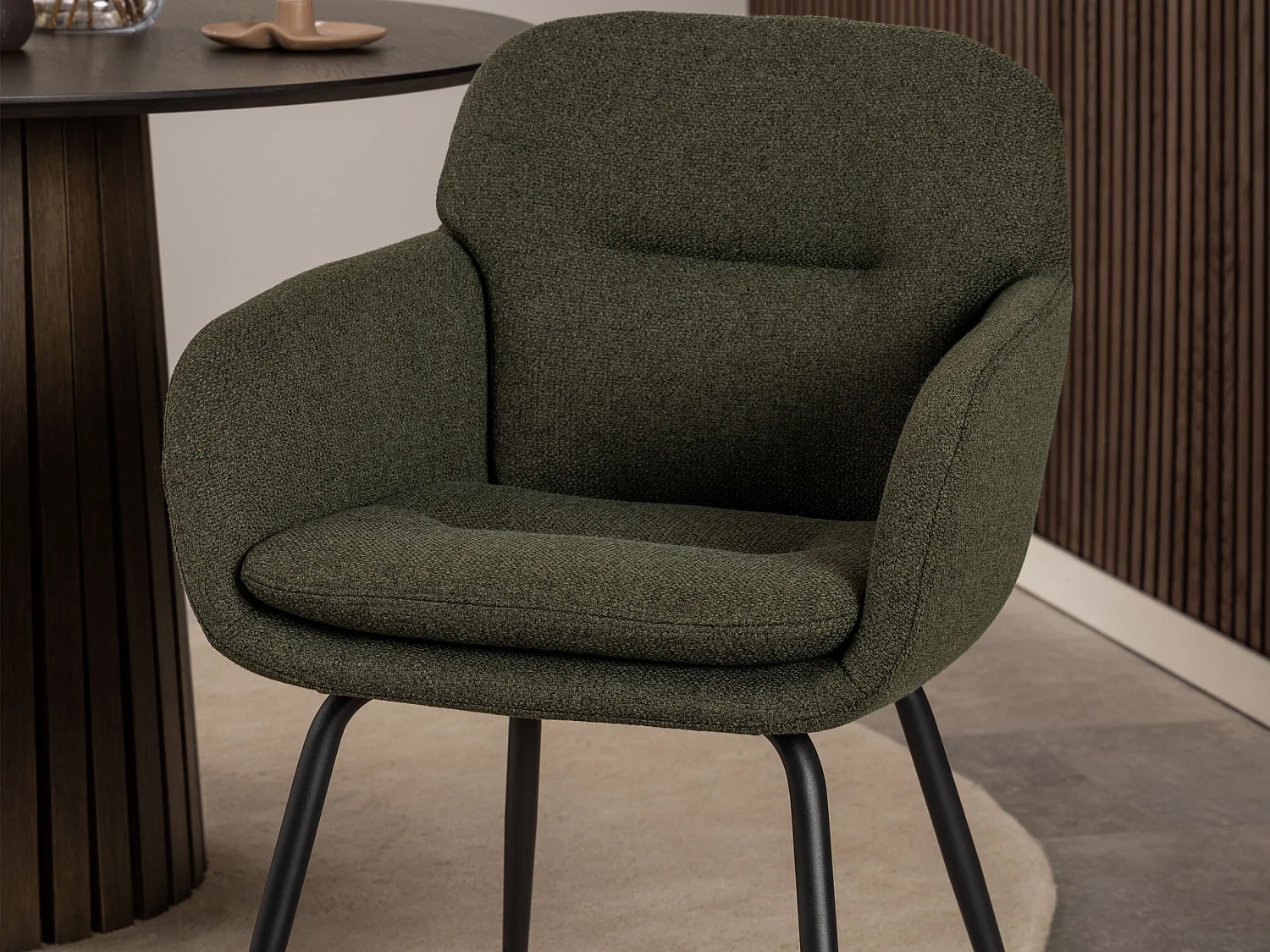 2x Krzesło Moss tapicerowane, Green 61