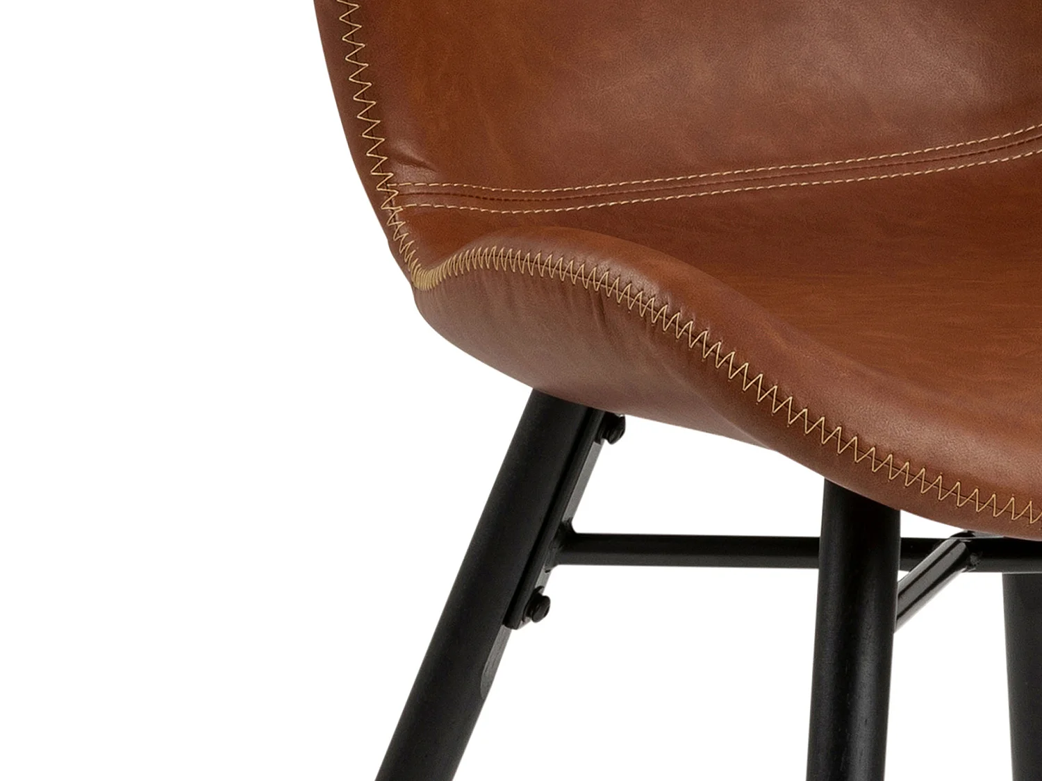 2x Krzesło Bergen czarne nóżki tapicerowane