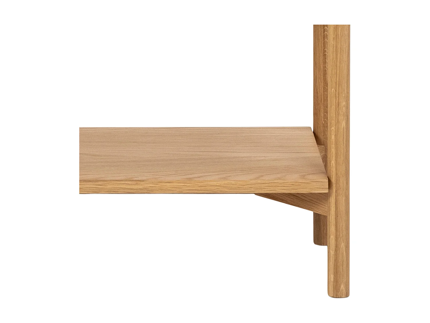 Regał Fjord dębowy wysoki 160x86 cm – styl skandynawski, kolor dębowy olejowany