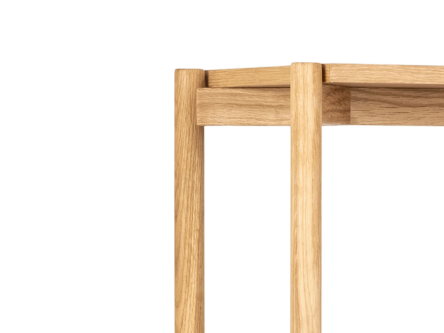 Étagère Fjord en chêne haute 160x86 cm – style scandinave, couleur chêne huilé