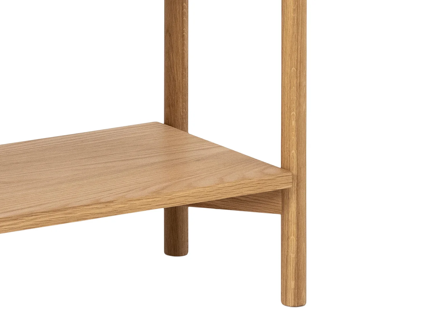 Étagère Fjord en chêne haute 160x86 cm – style scandinave, couleur chêne huilé