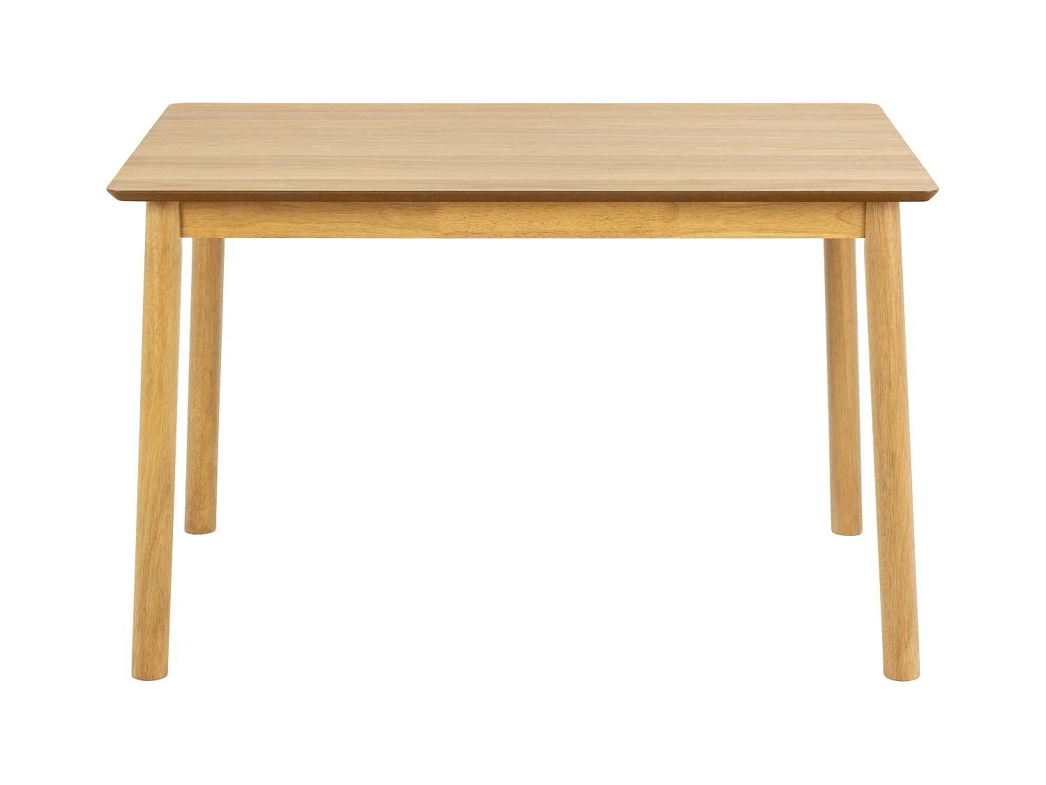 Set aus Tisch und 4 Stühlen Hikari 120x80, Kautschukholz