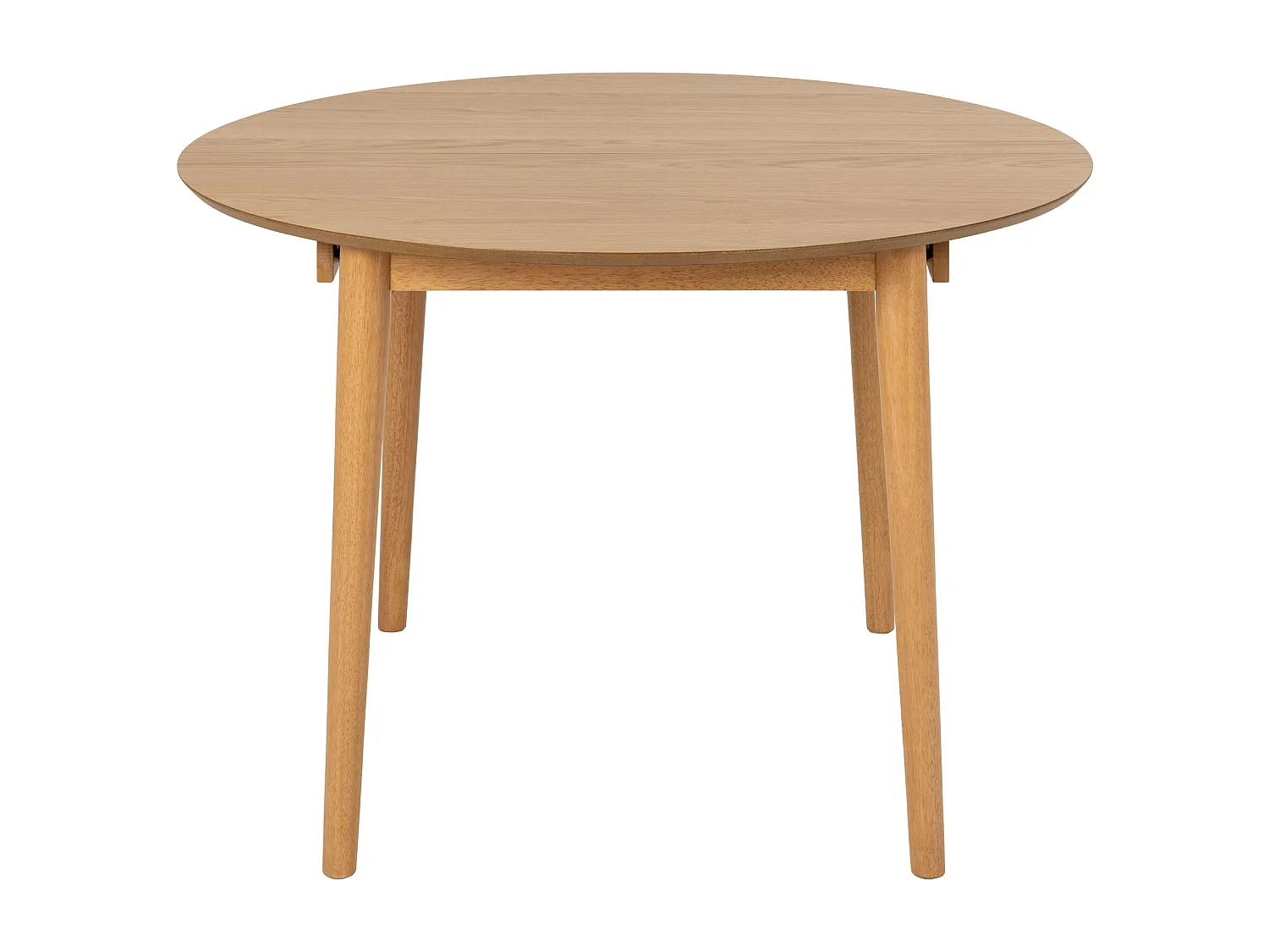 Stół okrągły rozkładany 115-154 cm Firenze, kolor dębowy lakierowany