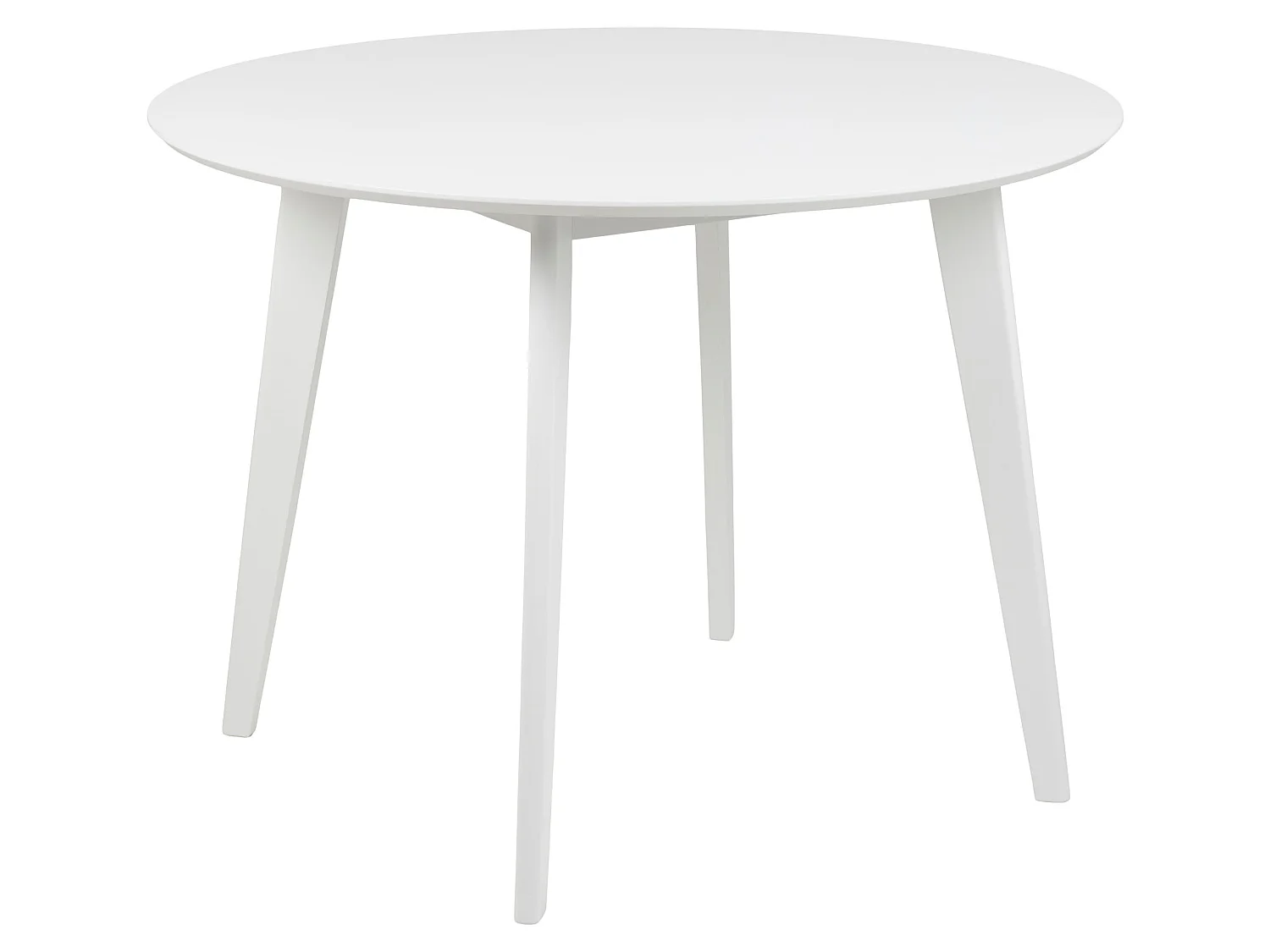 Runder Tisch 105 cm Lumo, Farbe Weiß