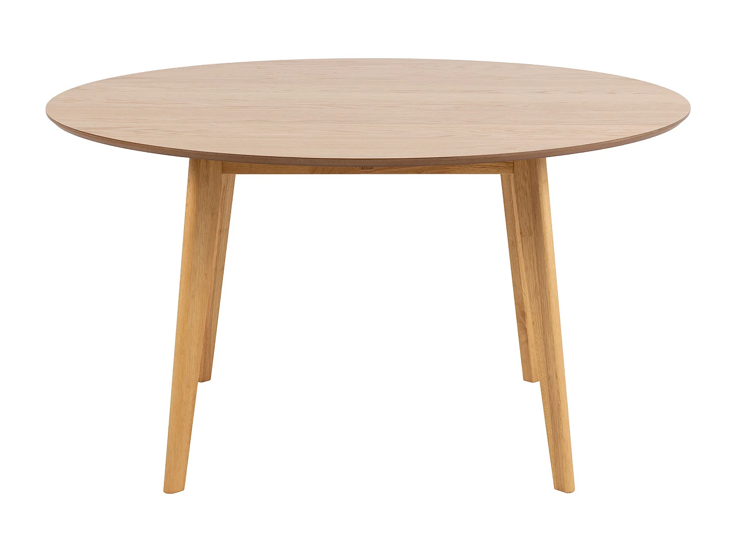 Stół okrągły Lumo 140 cm – styl skandynawski -  dębowy